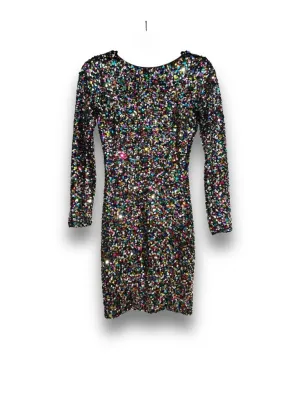 dress the population Multi color sequin Uback dress small