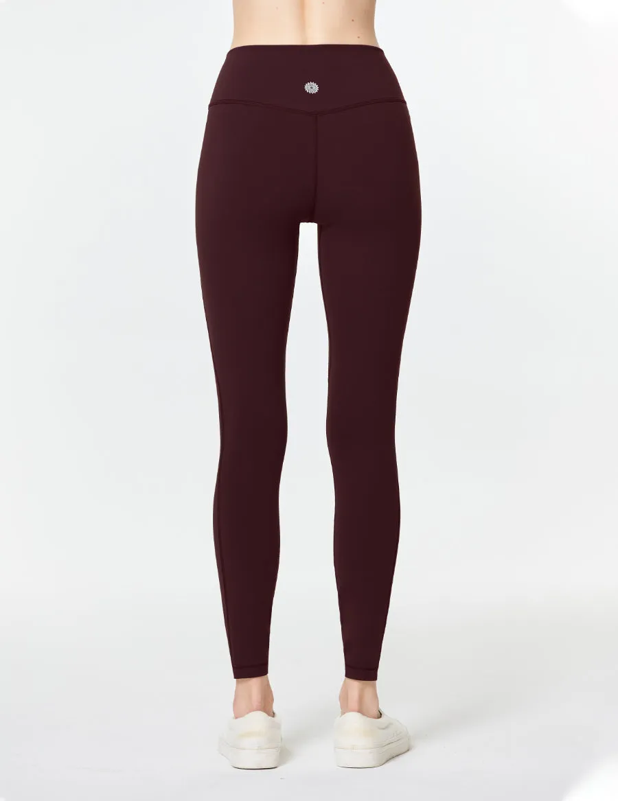 easyoga LA-VEDA Eveness Core Leggings - P13 Sangria Purple