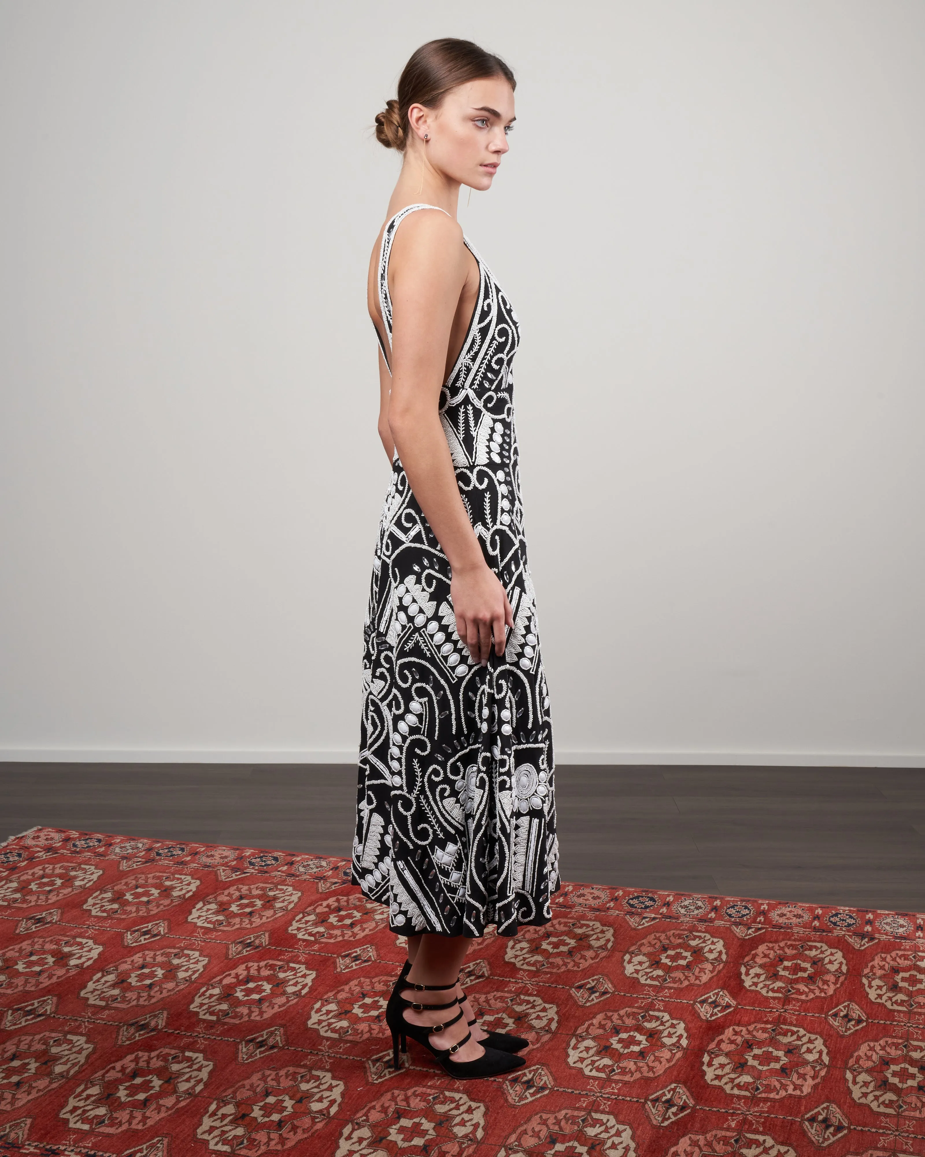 embroidered dress