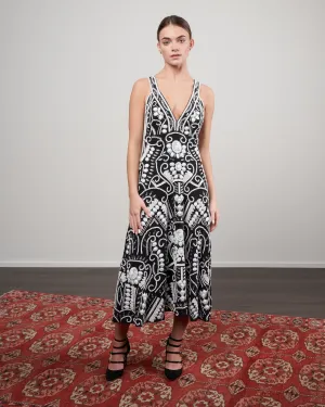 embroidered dress