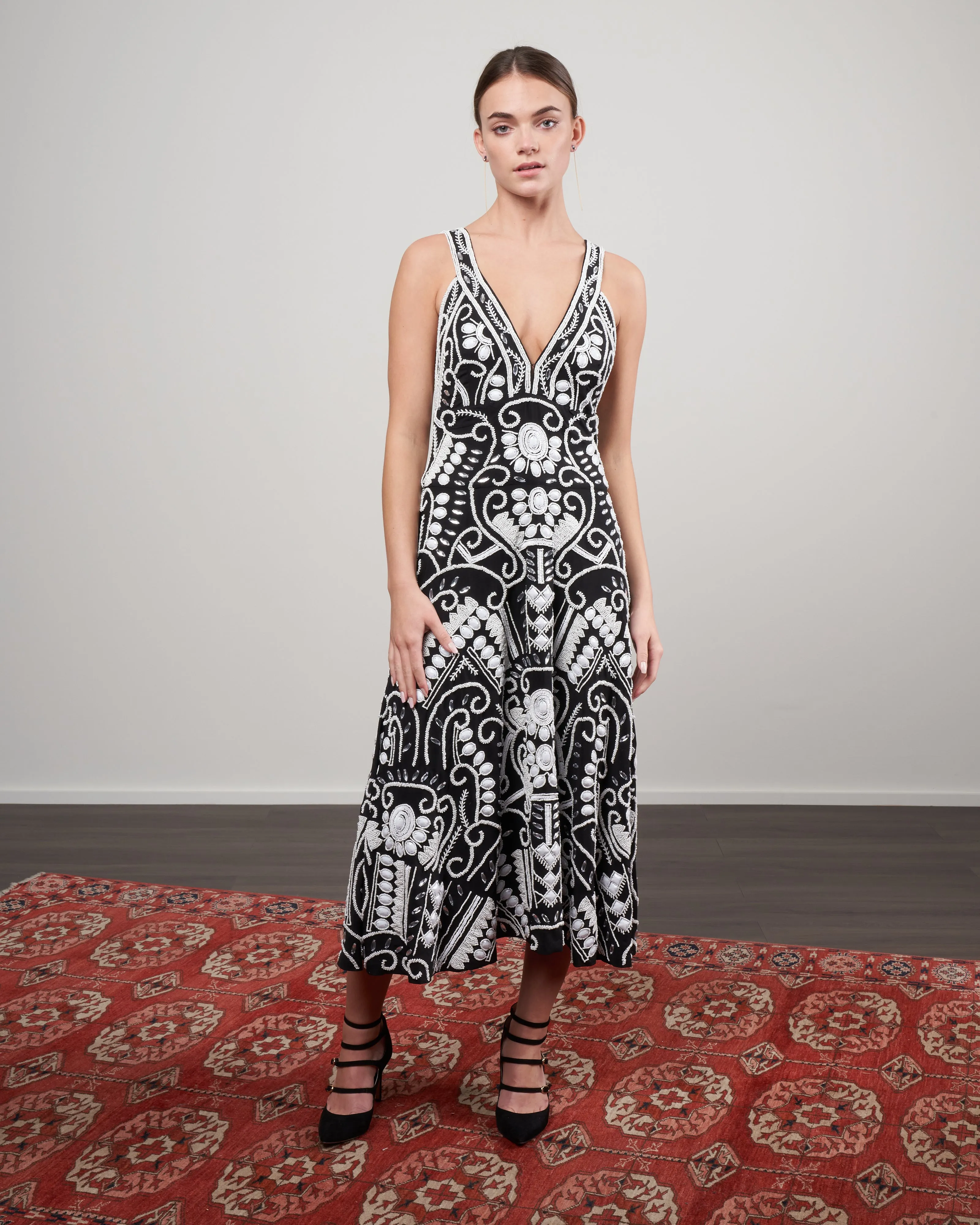 embroidered dress