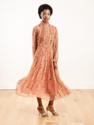 espionage laced ring dress - rosewood floral