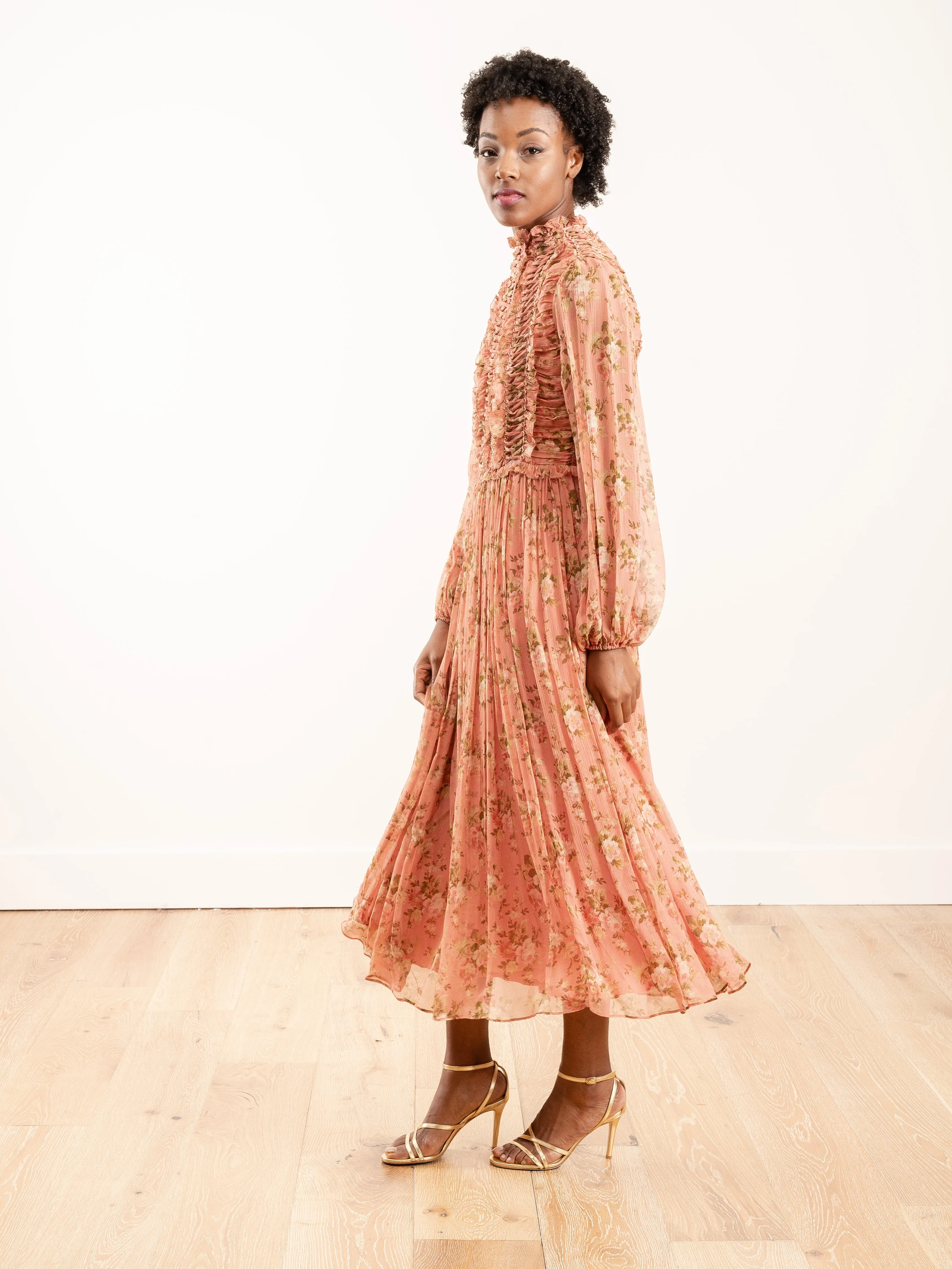 espionage laced ring dress - rosewood floral