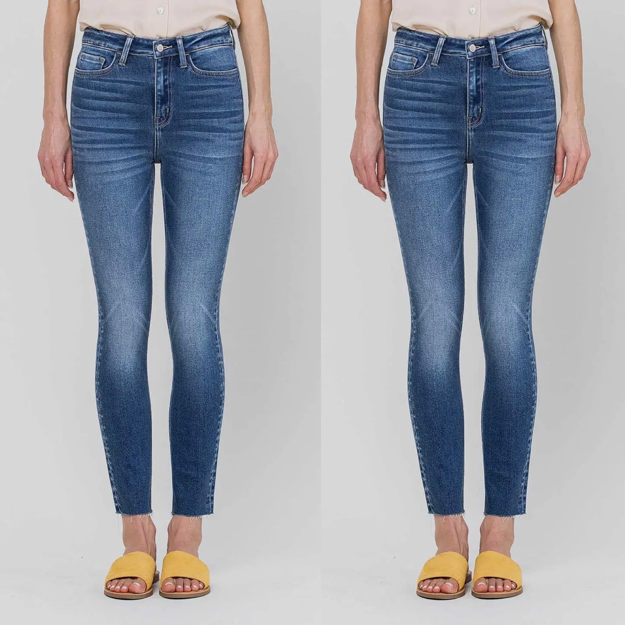 Flying Monkey Super Soft Skinny Jeans - Medium Wash