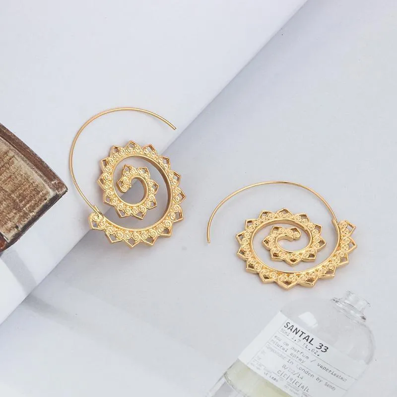 Gaia Spiral Earrings
