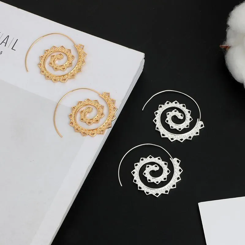 Gaia Spiral Earrings