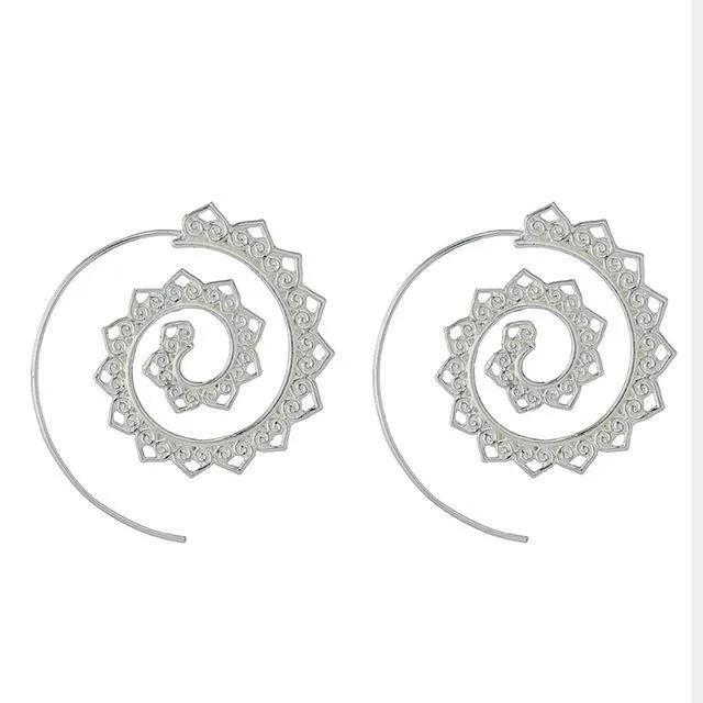 Gaia Spiral Earrings