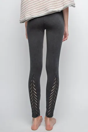 GIANNA LASER CUT LEGGINGS-