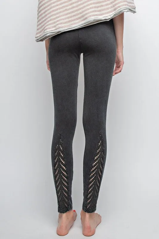 GIANNA LASER CUT LEGGINGS-