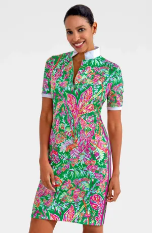 Gretchen Scott Serve It Up Dress-Vintage Vine Kelly