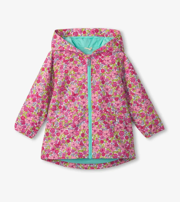 Groovy Flowers Microfiber Field Jacket