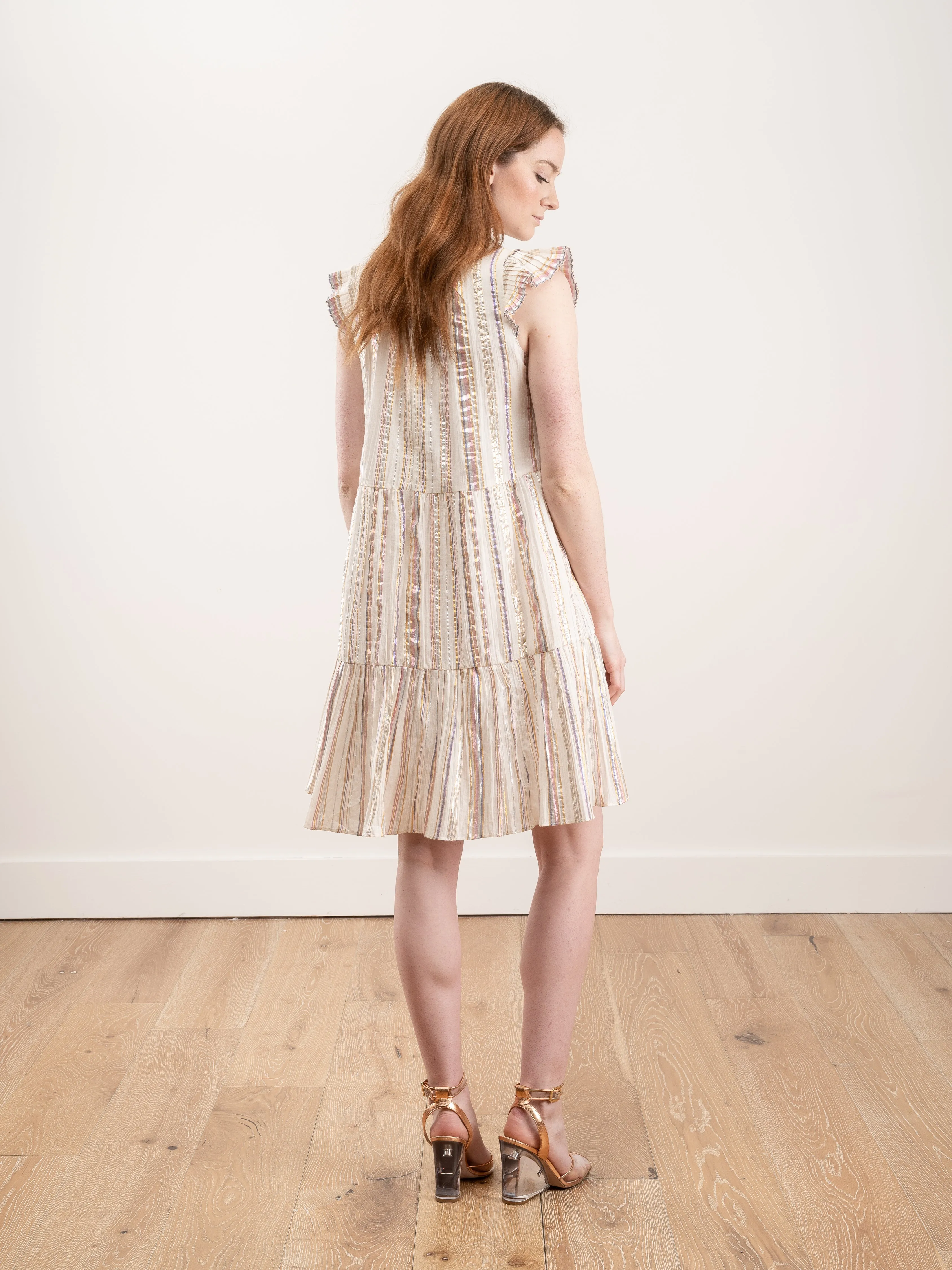 harriet tiered dress - multi