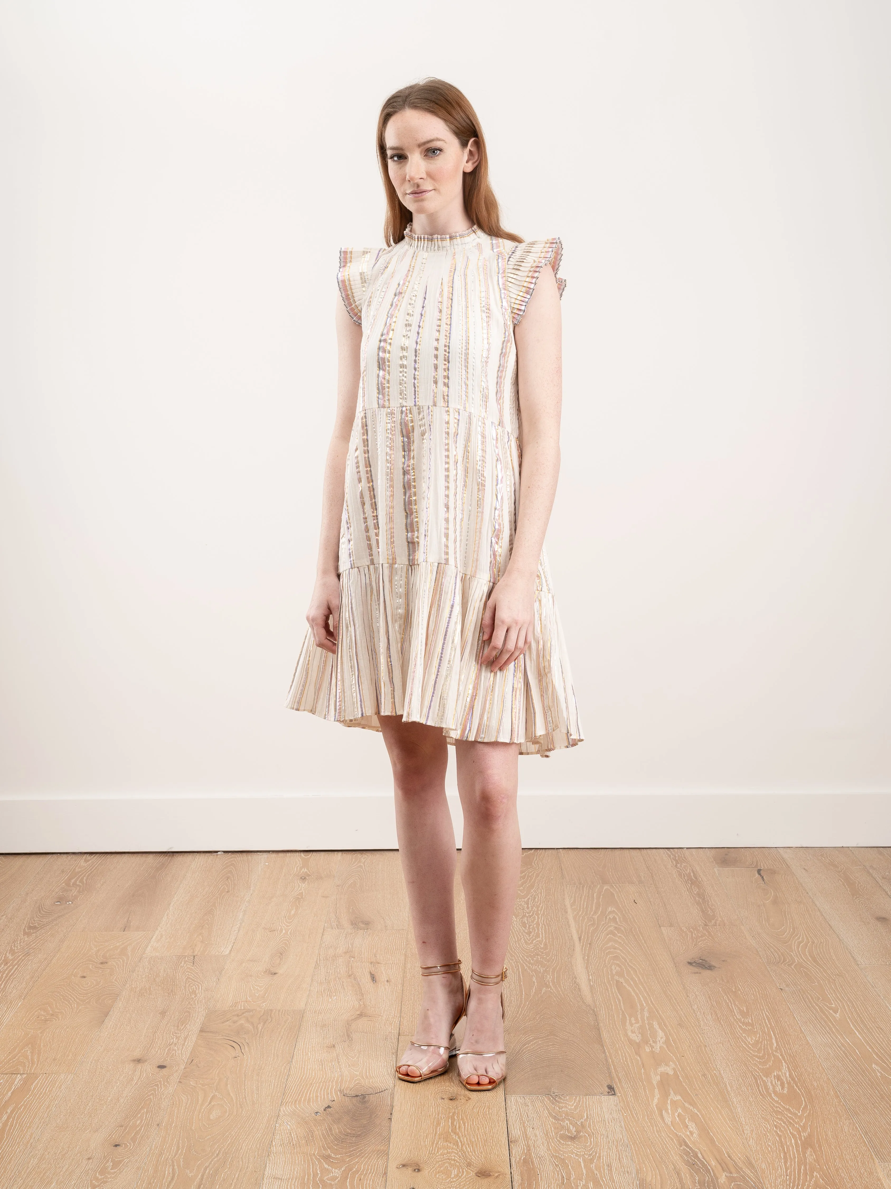 harriet tiered dress - multi