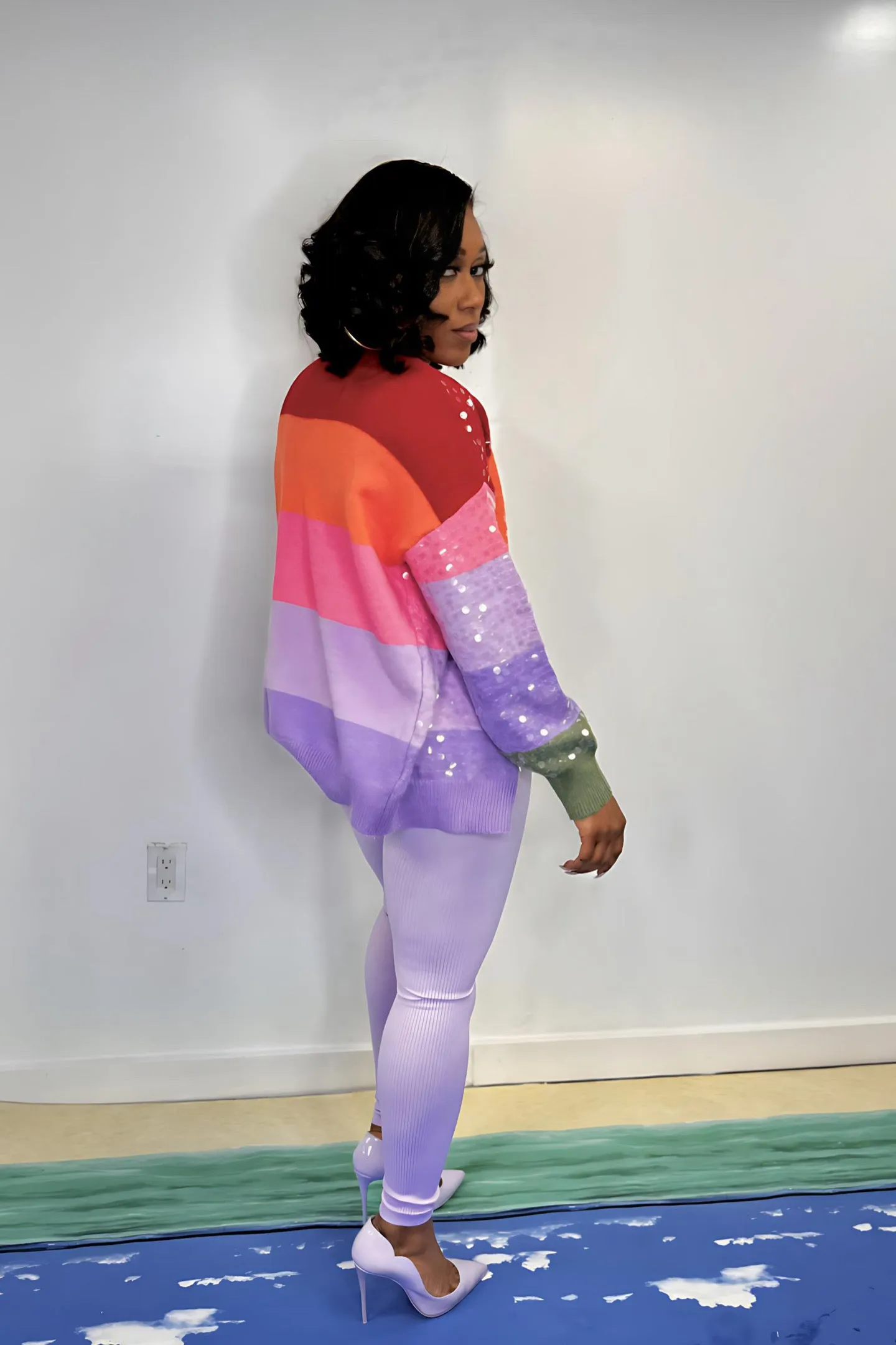 HIGH WAIST RIBBED LEGGINGS