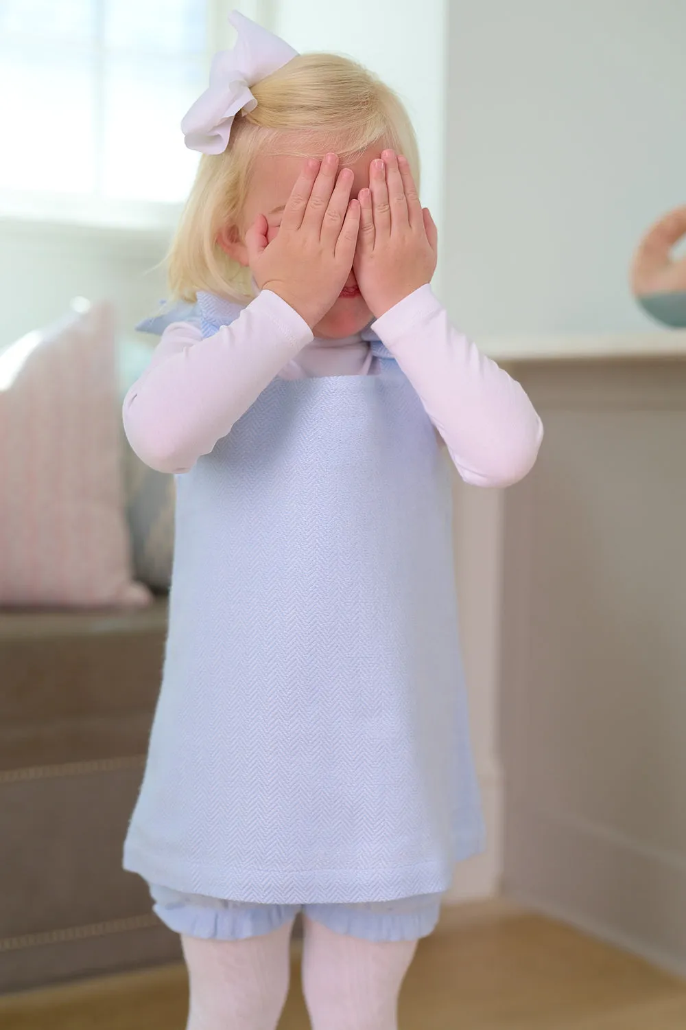 Jillian Jumper Set - Beale Street Blue Herringbone