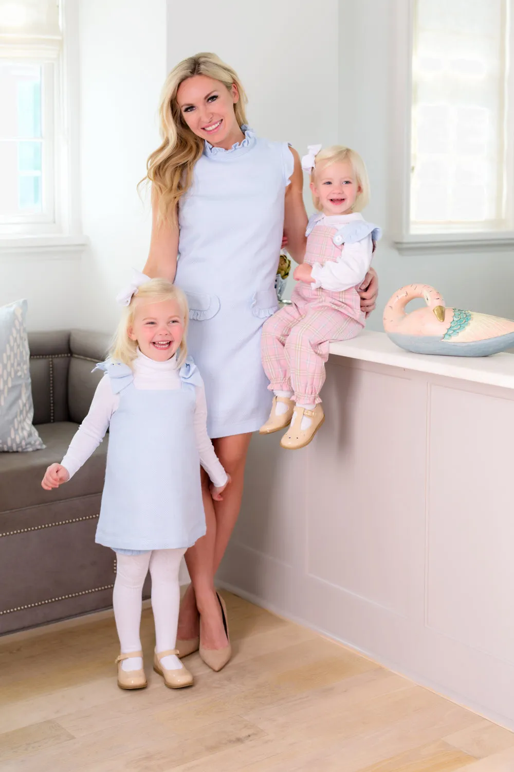 Jillian Jumper Set - Beale Street Blue Herringbone