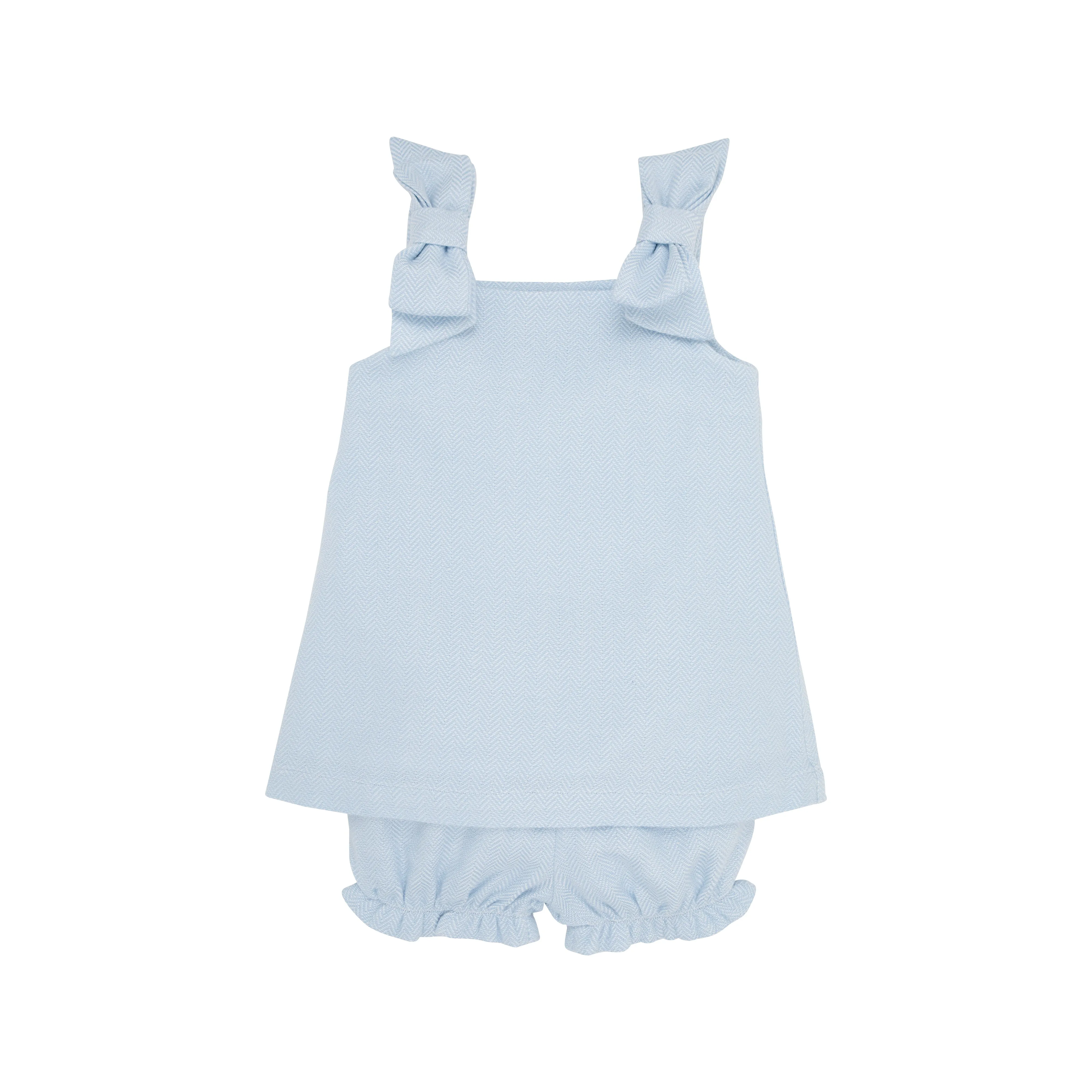 Jillian Jumper Set - Beale Street Blue Herringbone