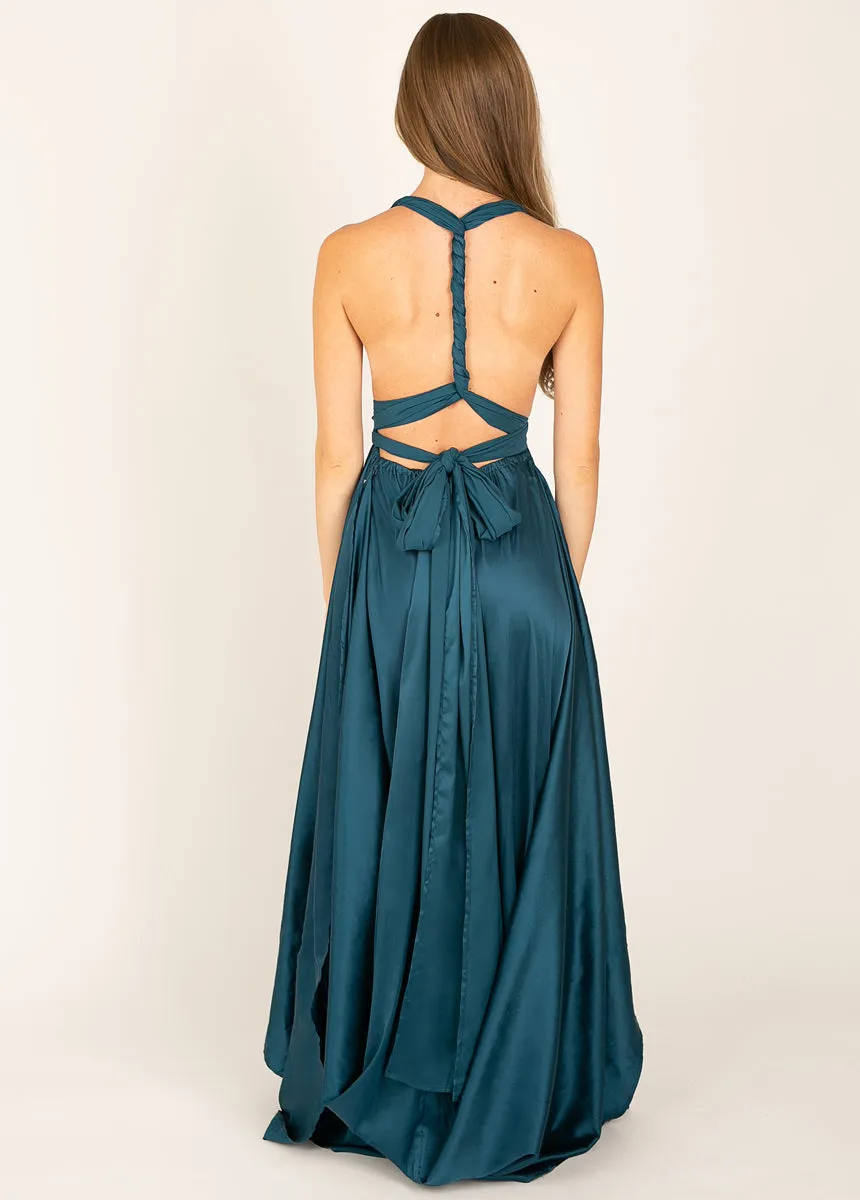 June Impact Dress in Dark Honey
