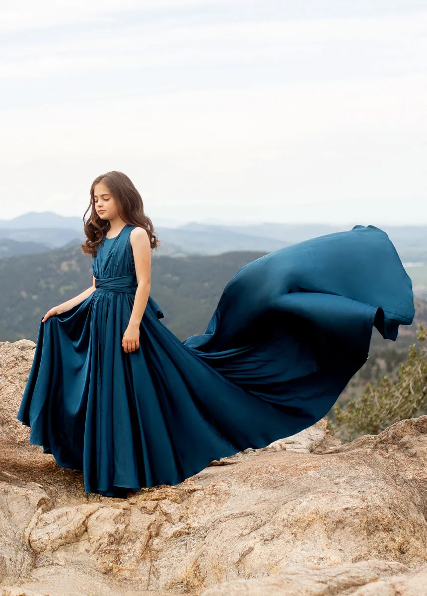 Junie Impact Dress in Deep Ocean