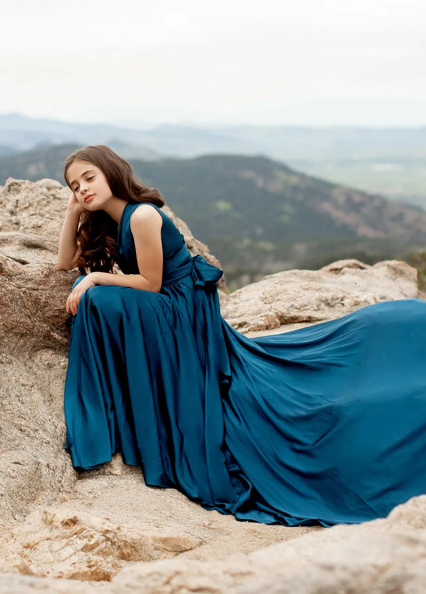 Junie Impact Dress in Deep Ocean