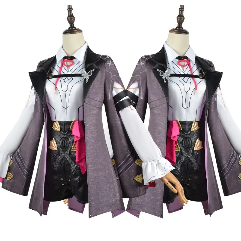 Kafka Honkai Cosplay Costume Wig Halloween Party Honkai Star Rail Kafka Cosplay For Women