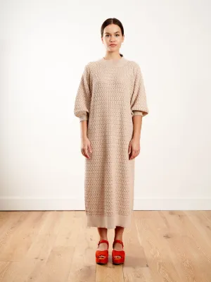 lace dress - light sand