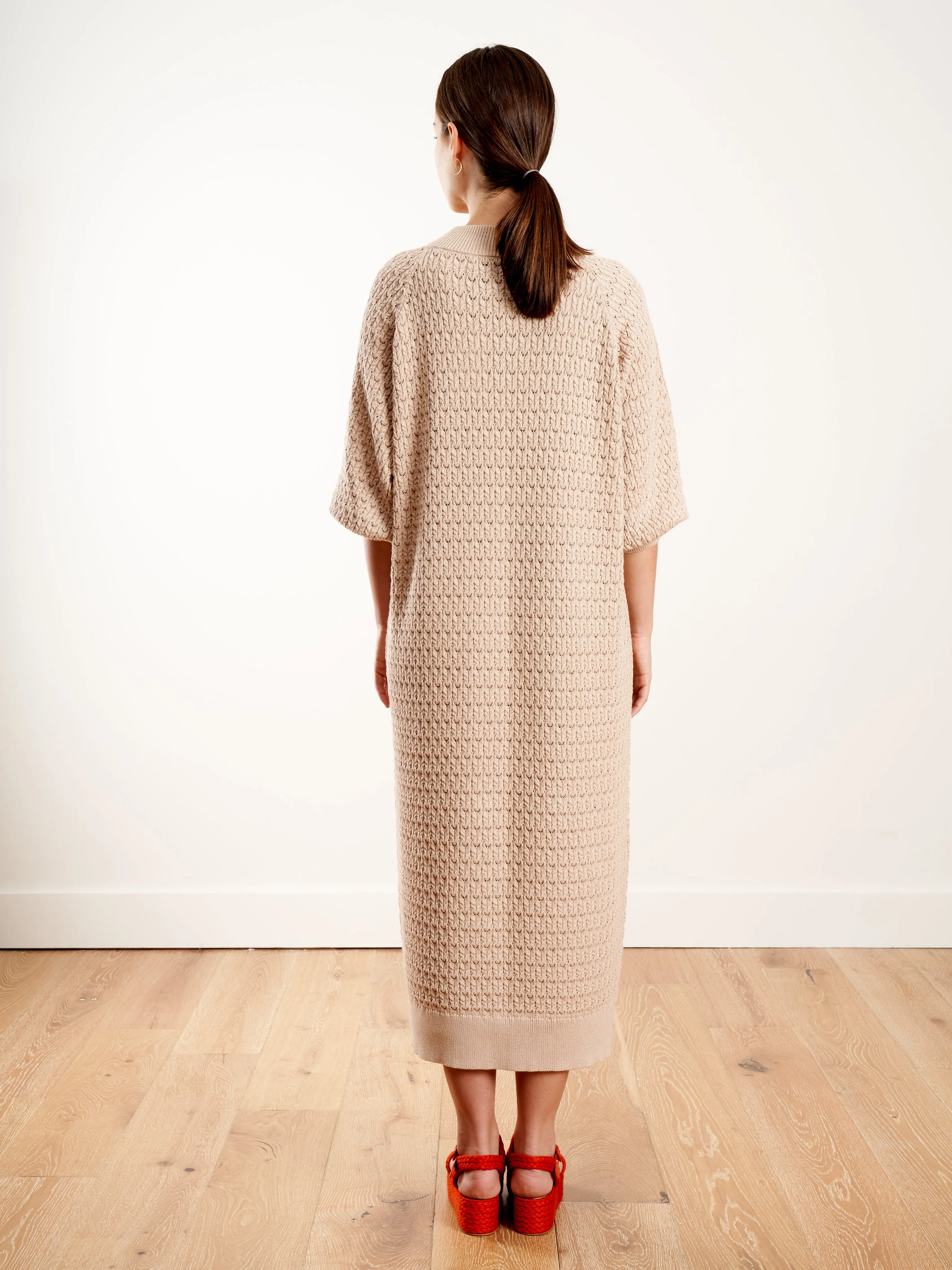lace dress - light sand