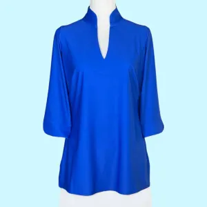Largo Tunic Top in Cobalt