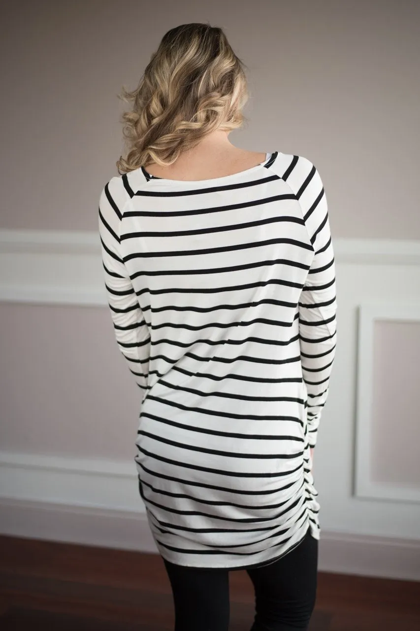 Layer it Up ~ Striped Tunic Top