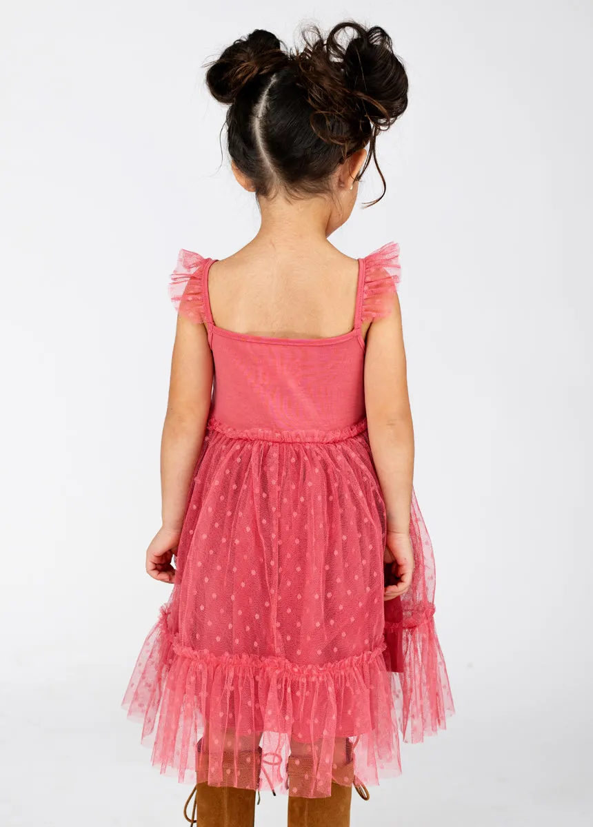Leigh Dress in Wild Rose