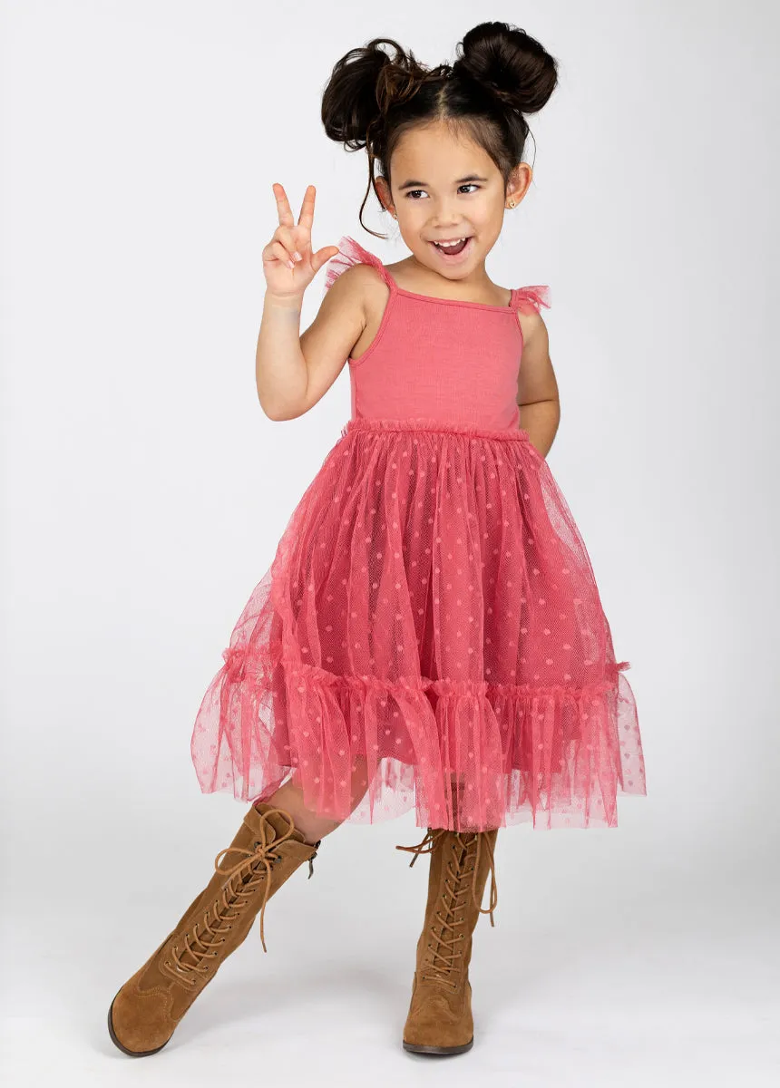 Leigh Dress in Wild Rose