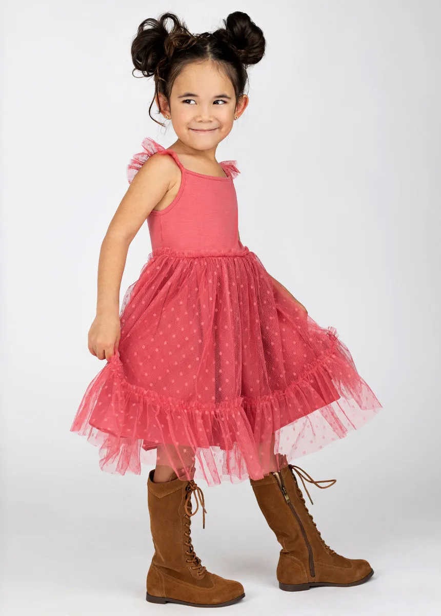 Leigh Dress in Wild Rose