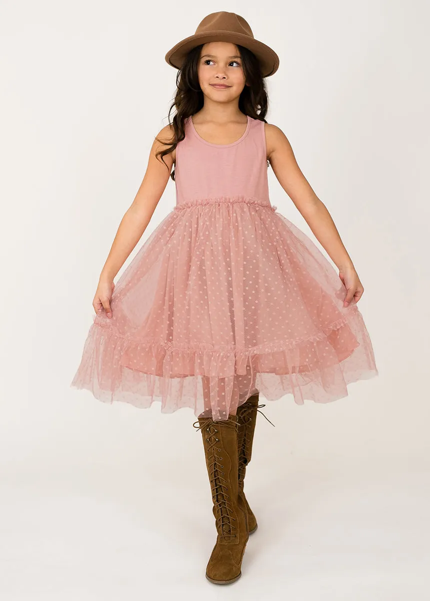 Leila Dress in Mauve