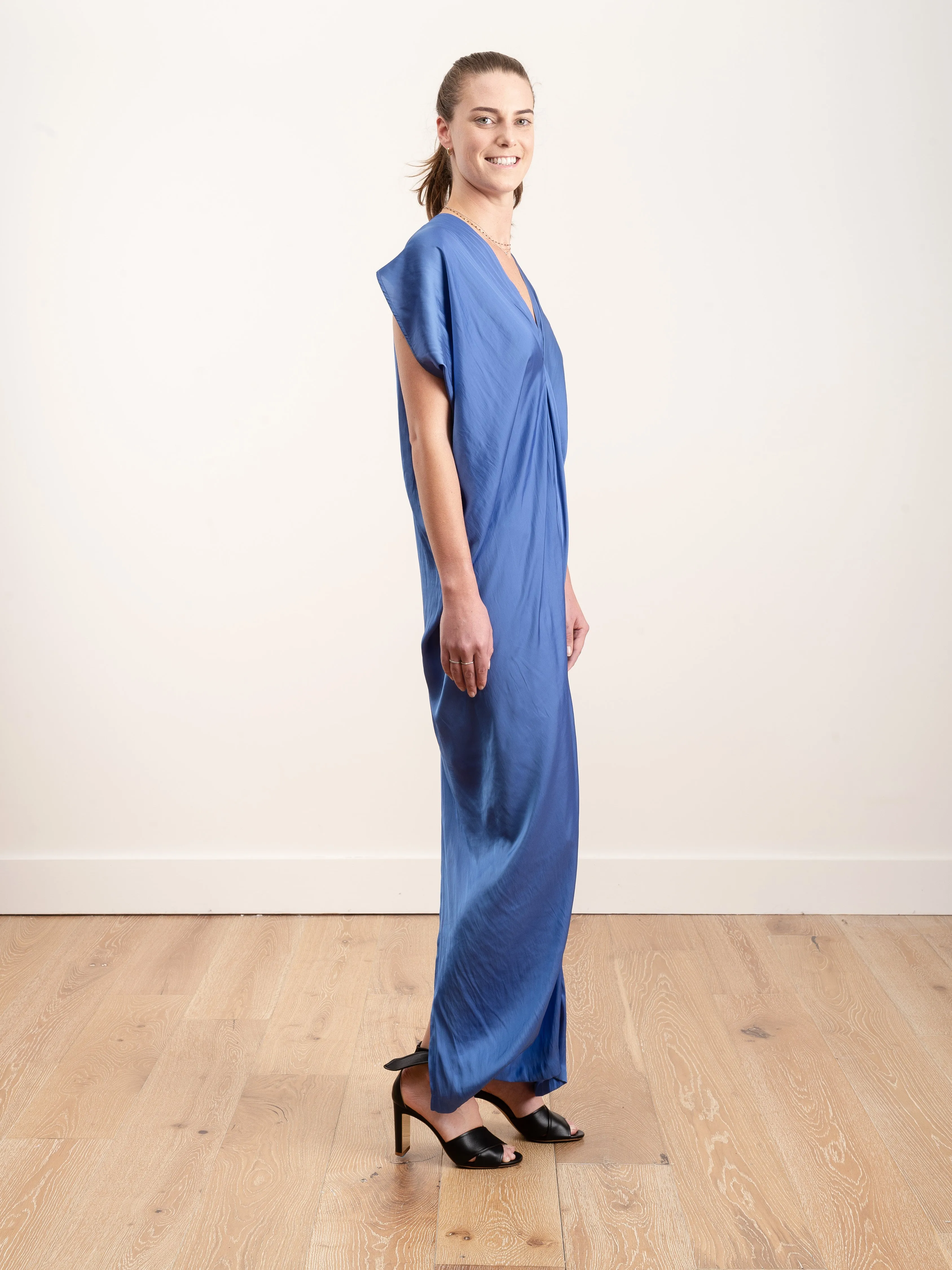 long issa dress - sky blue