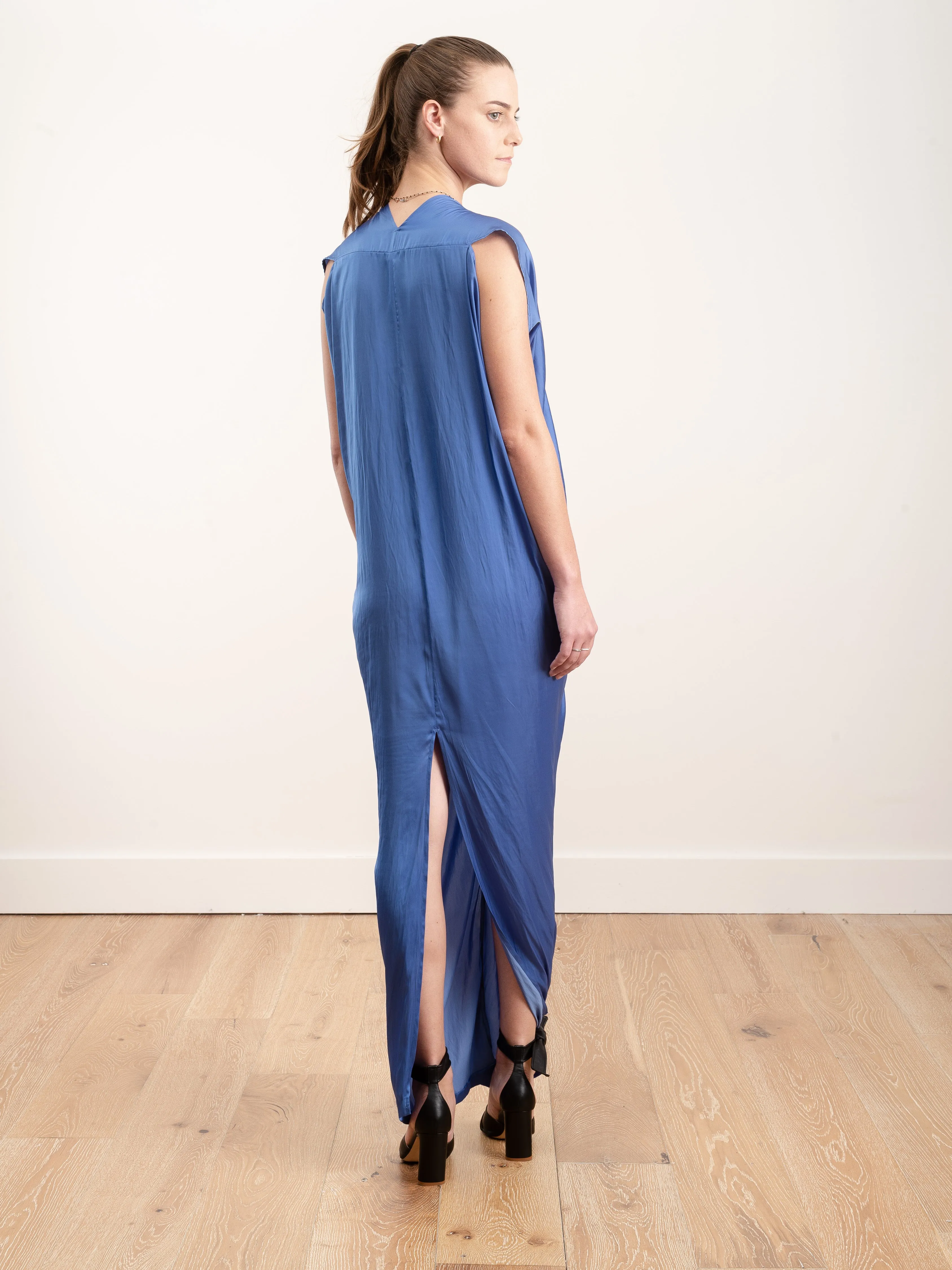 long issa dress - sky blue