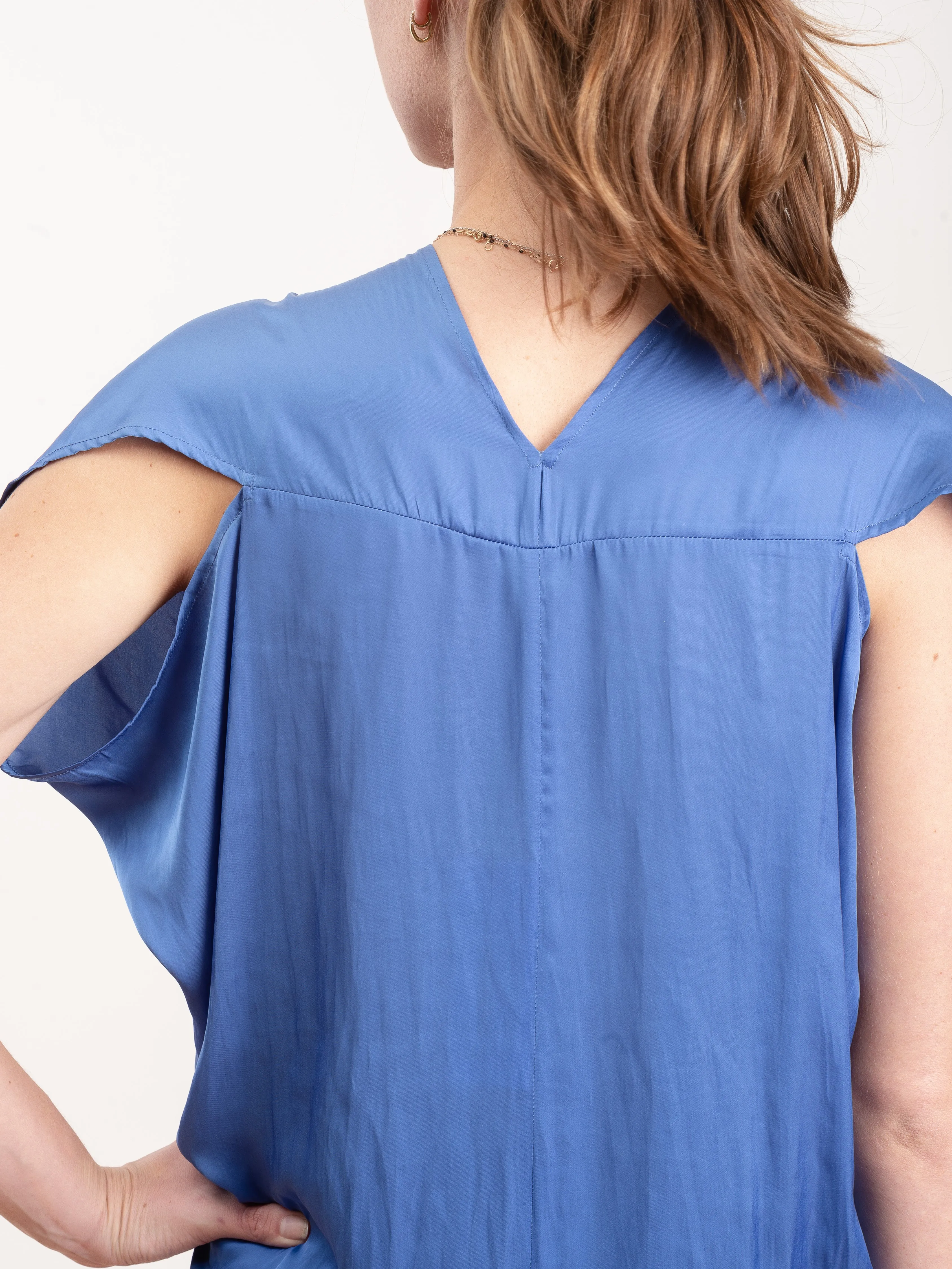long issa dress - sky blue