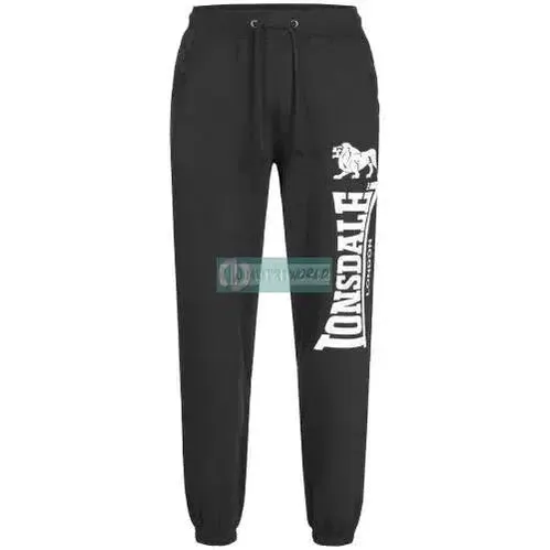 Lonsdale Ockle Pantaloni Jogging Pants Slim Nero