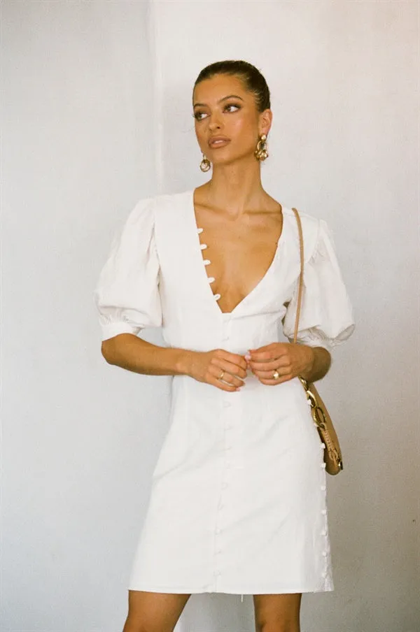 Louel Button Dress