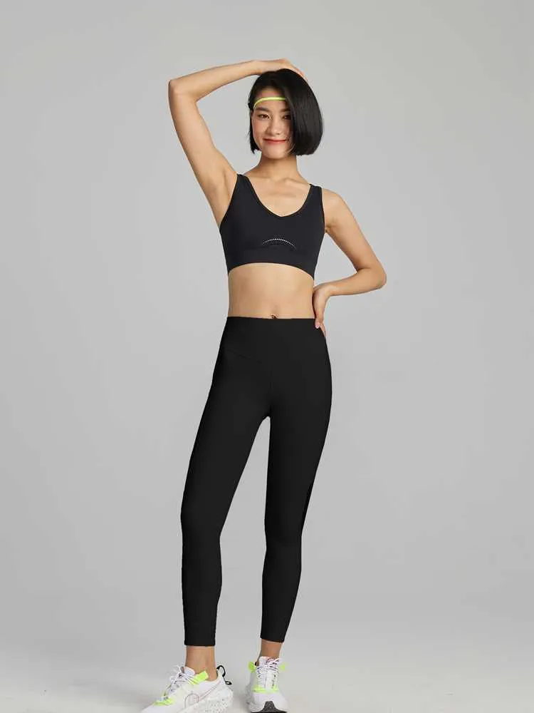 LYCRA® サイドメッシュ ハイウエスト オーロラレギンス