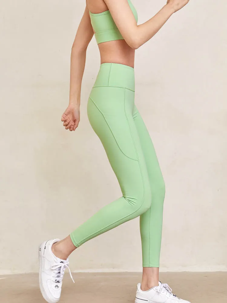 LYCRA®×IMOVE素材ハイサポート オーロラ　パンツ レギンス