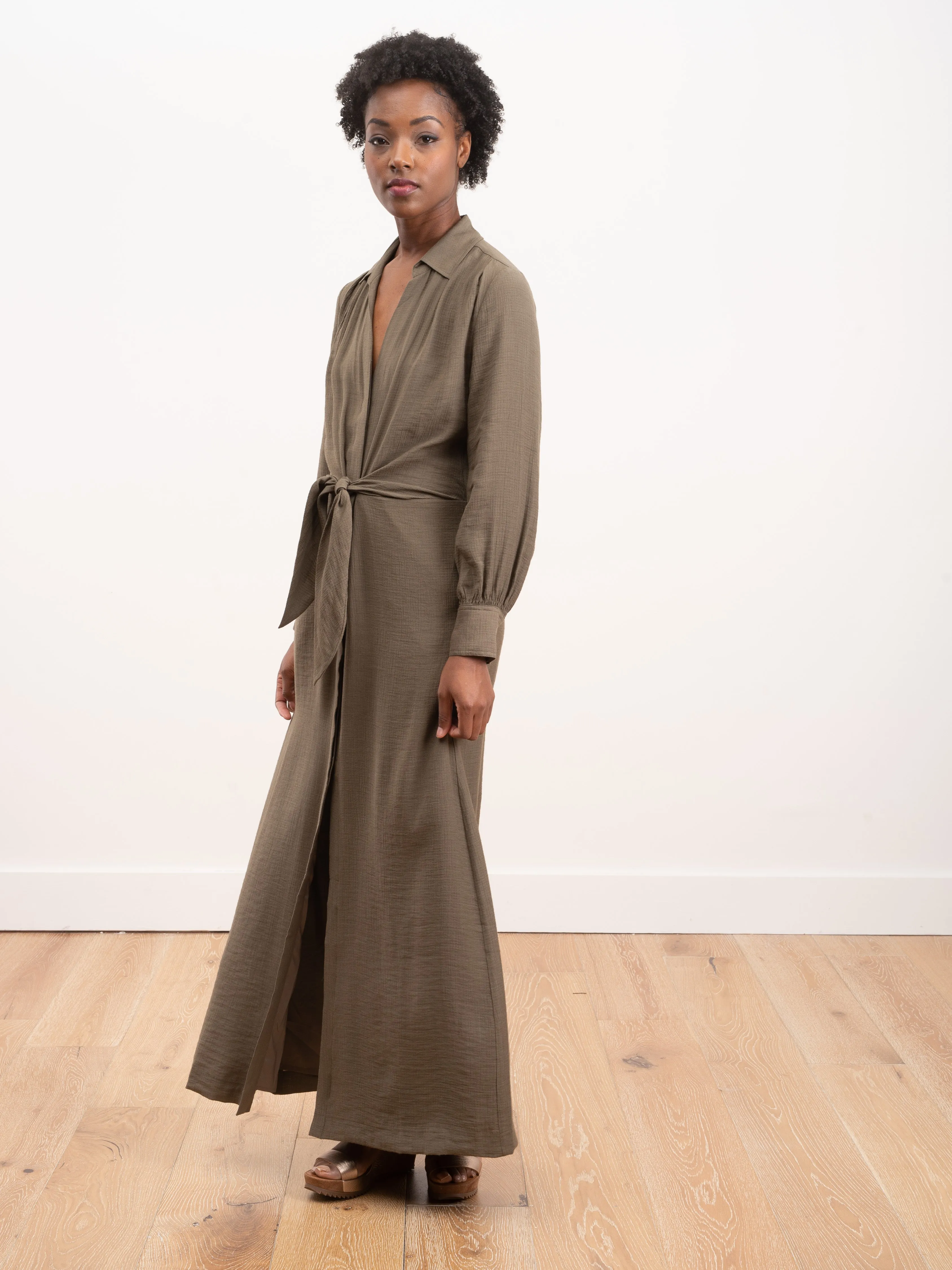 madsen maxi dress - morel