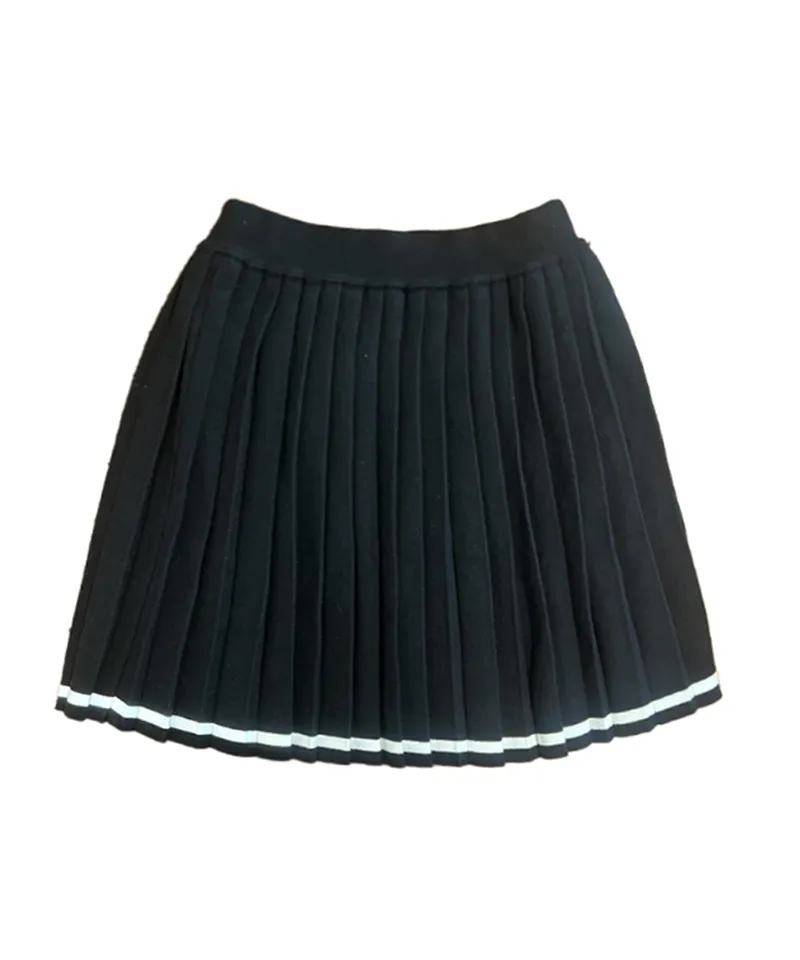 MAGIA Pleated Knit Set - Black