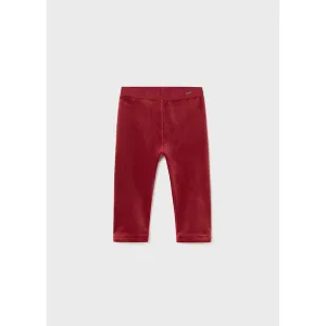 Mayoral Cherry Velvet Leggings