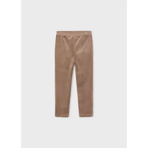 Mayoral Velvet Leggings - Camel