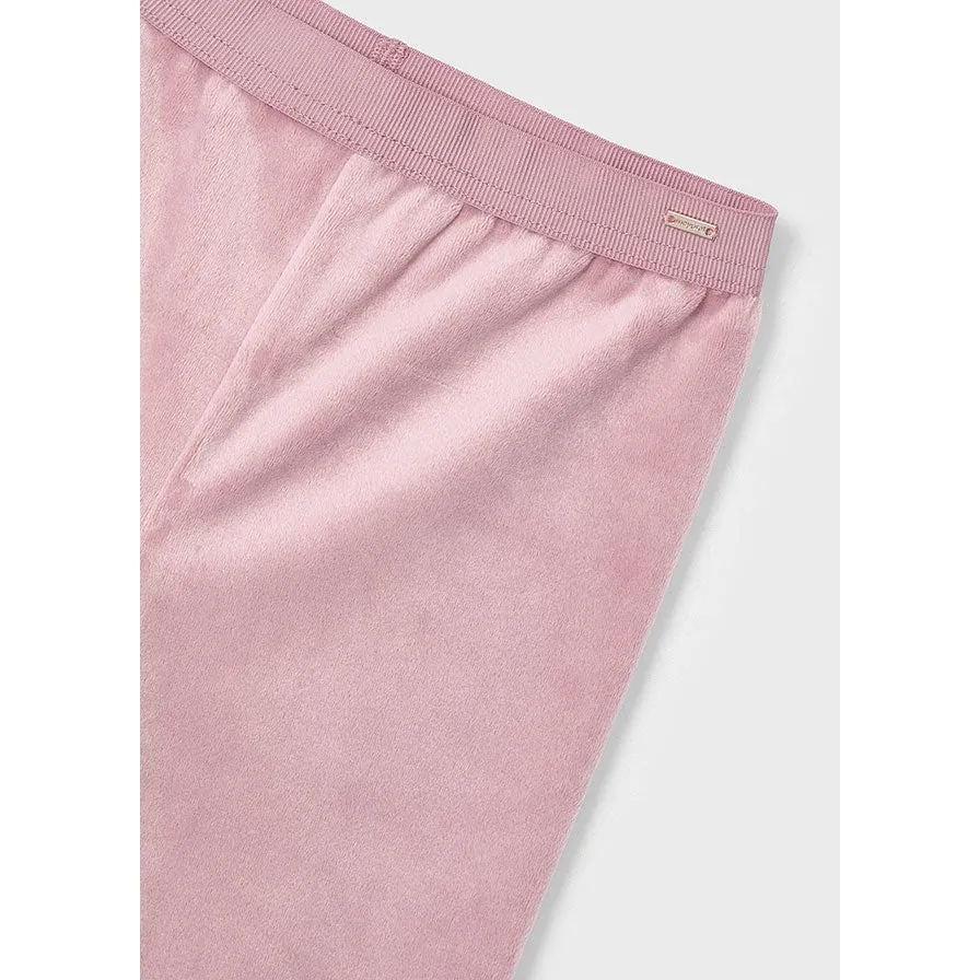 Mayoral Velvet Leggings - Rose