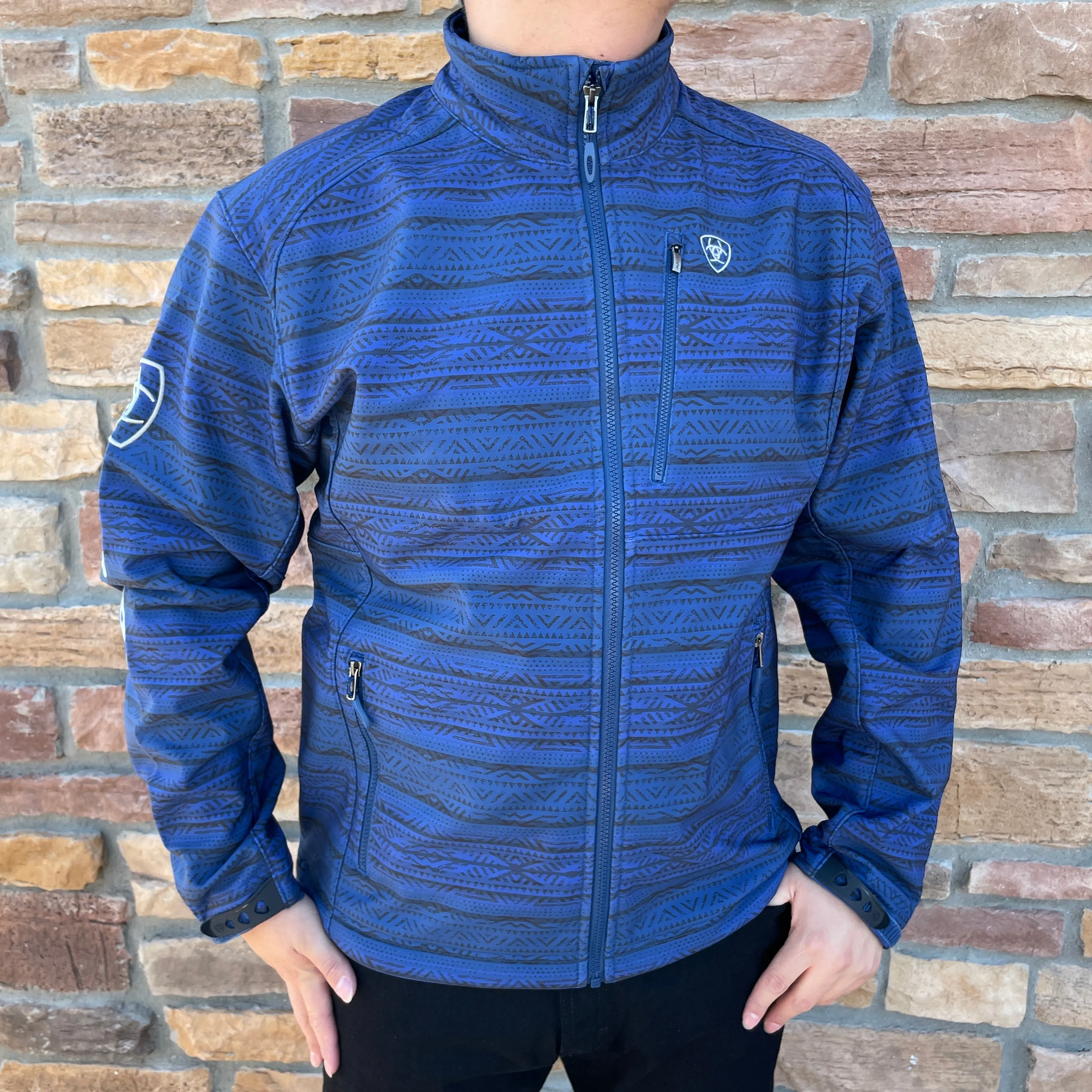 Men’s Ariat Blue Logo 2.0 Softshell Jacket
