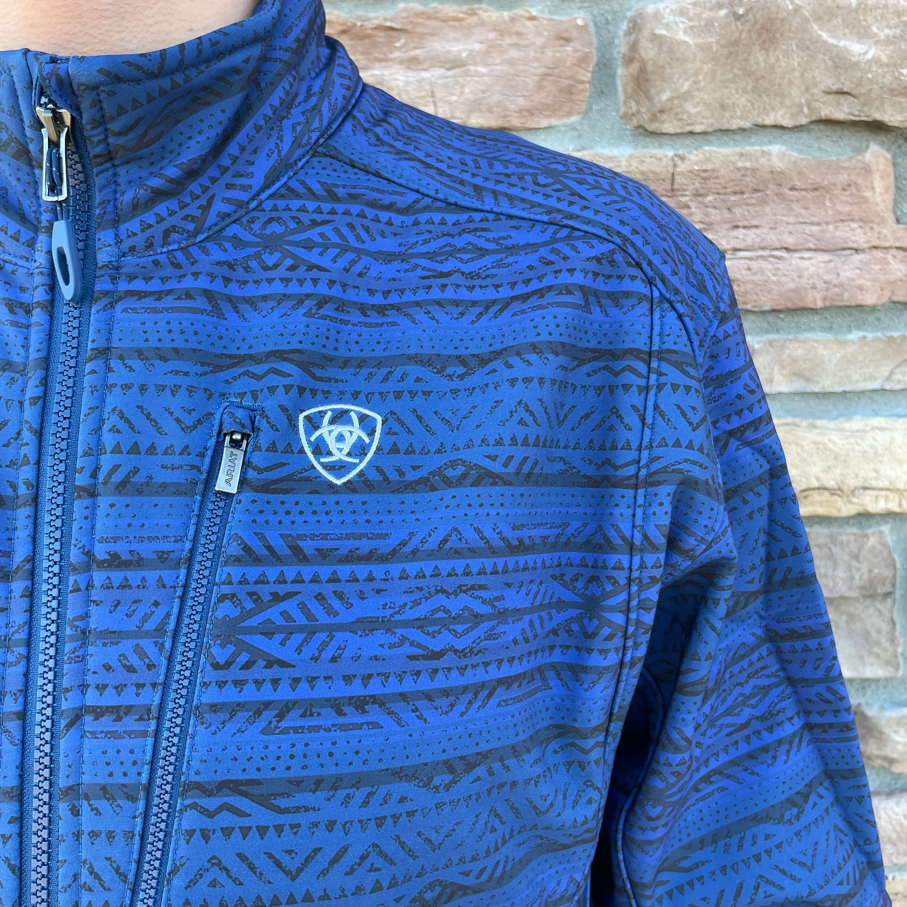 Men’s Ariat Blue Logo 2.0 Softshell Jacket