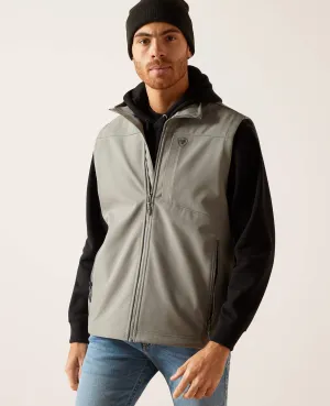 Men’s Ariat Jetty Grey Logo 2.0 Softshell Vest