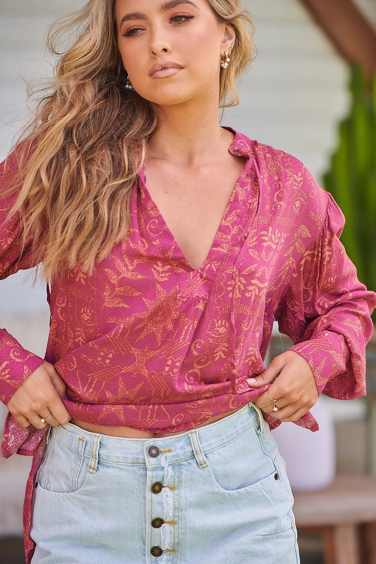 Mia Tunic - Rouge Combo~ Free People