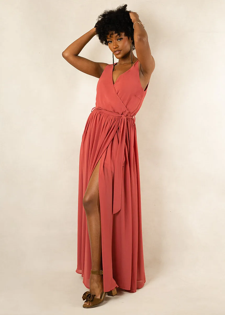 Miriam Bridesmaid Dress in Camellia